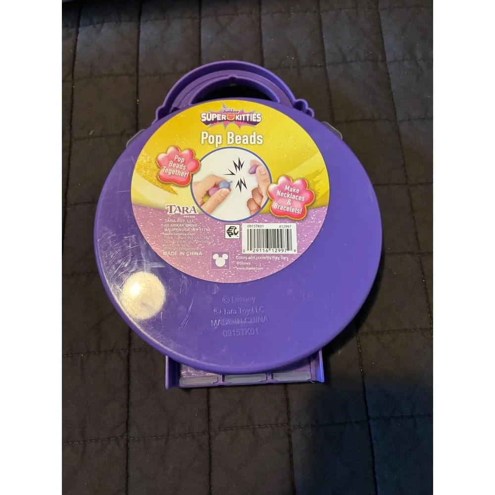Disney Junior SuperKitties Pop Beads Jewelry Making Kit 125pc Case 0915TK01